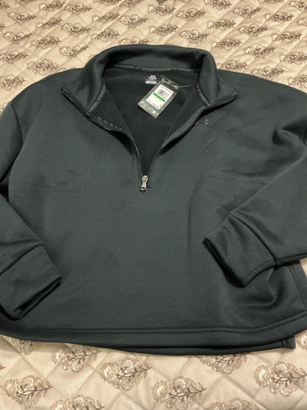 Under Armour Women’s Black Half-Zip Performance Pullover